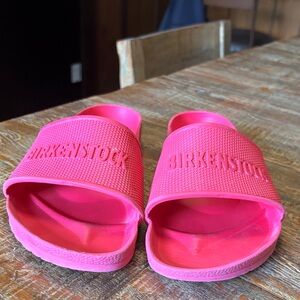 Birkenstock Fuchsia Slide Sandals